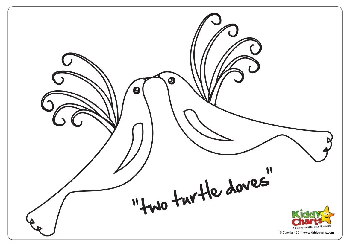 On the second day of christmas two turtle doves