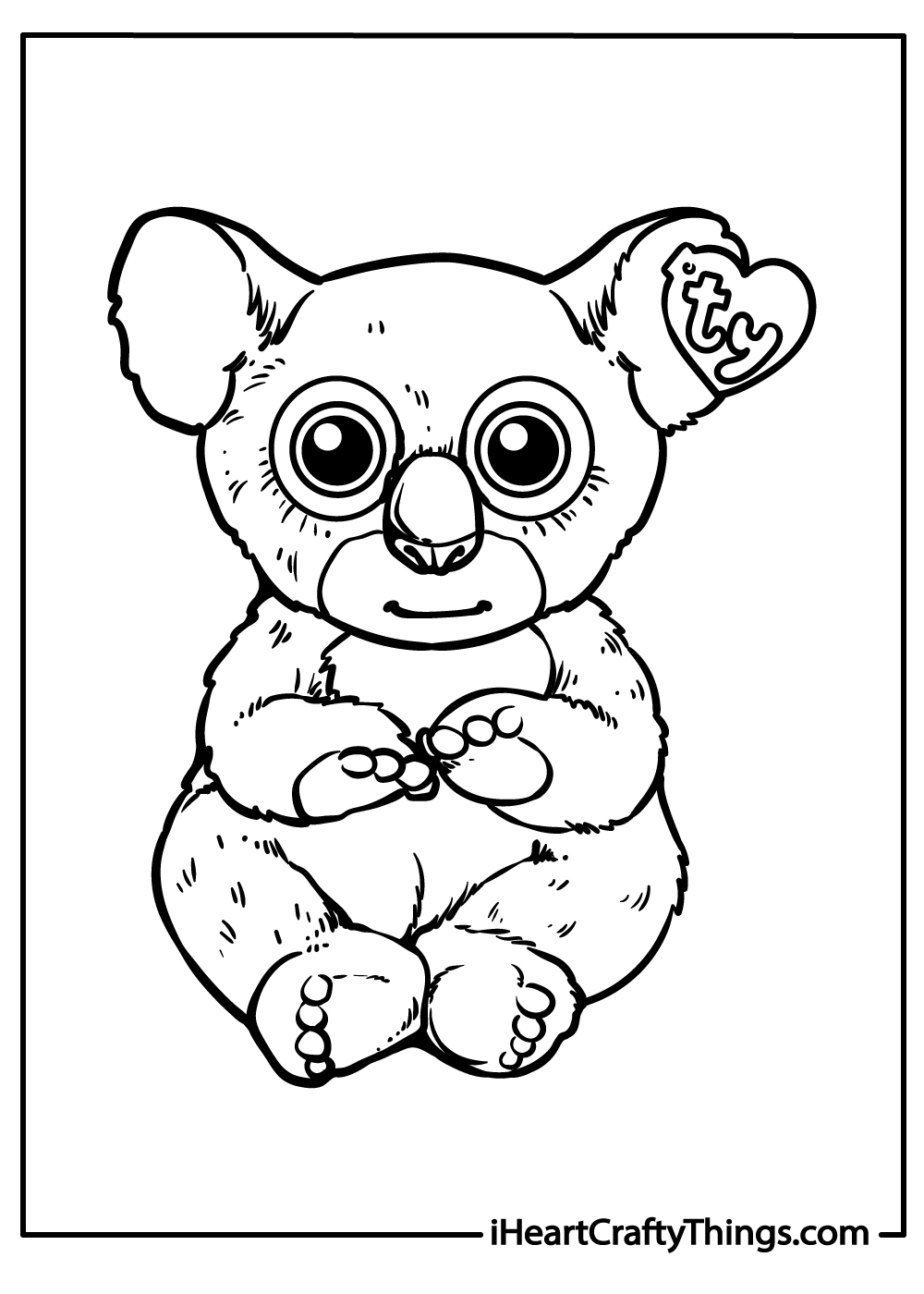 Beanie boos coloring pages free printables