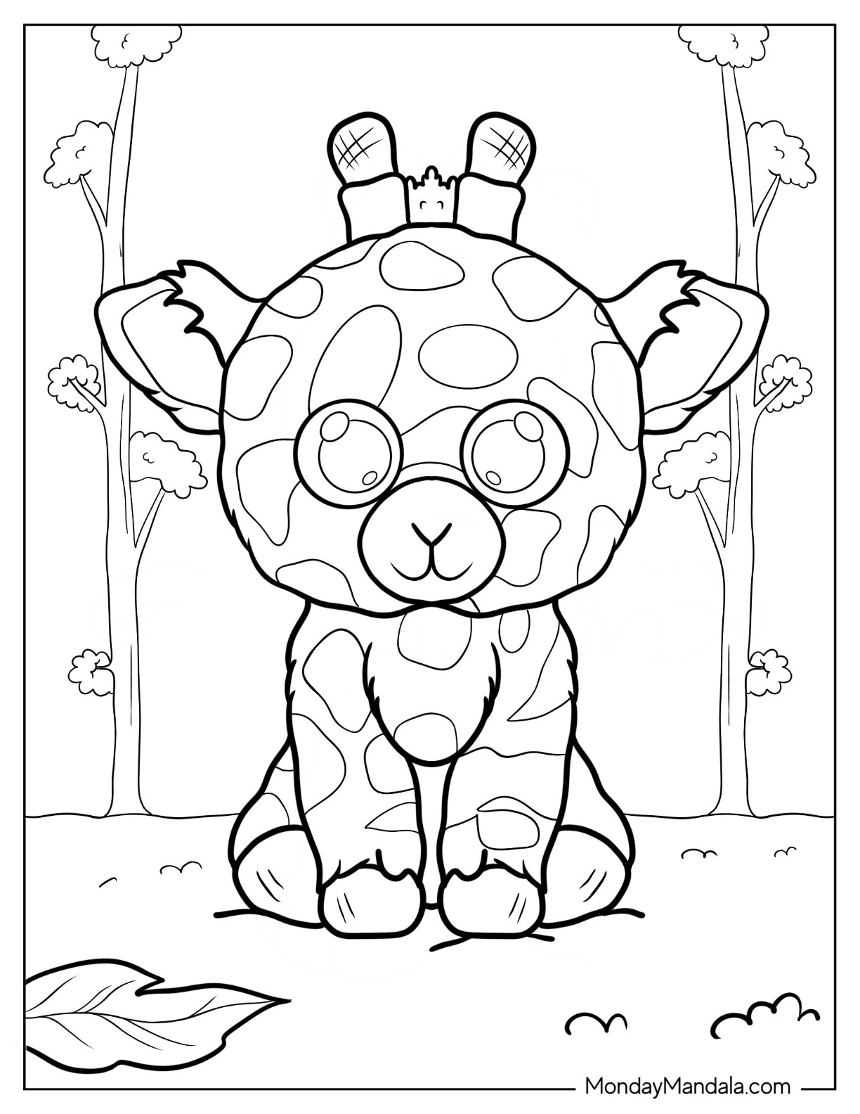 Beanie boo coloring pages free pdf printables