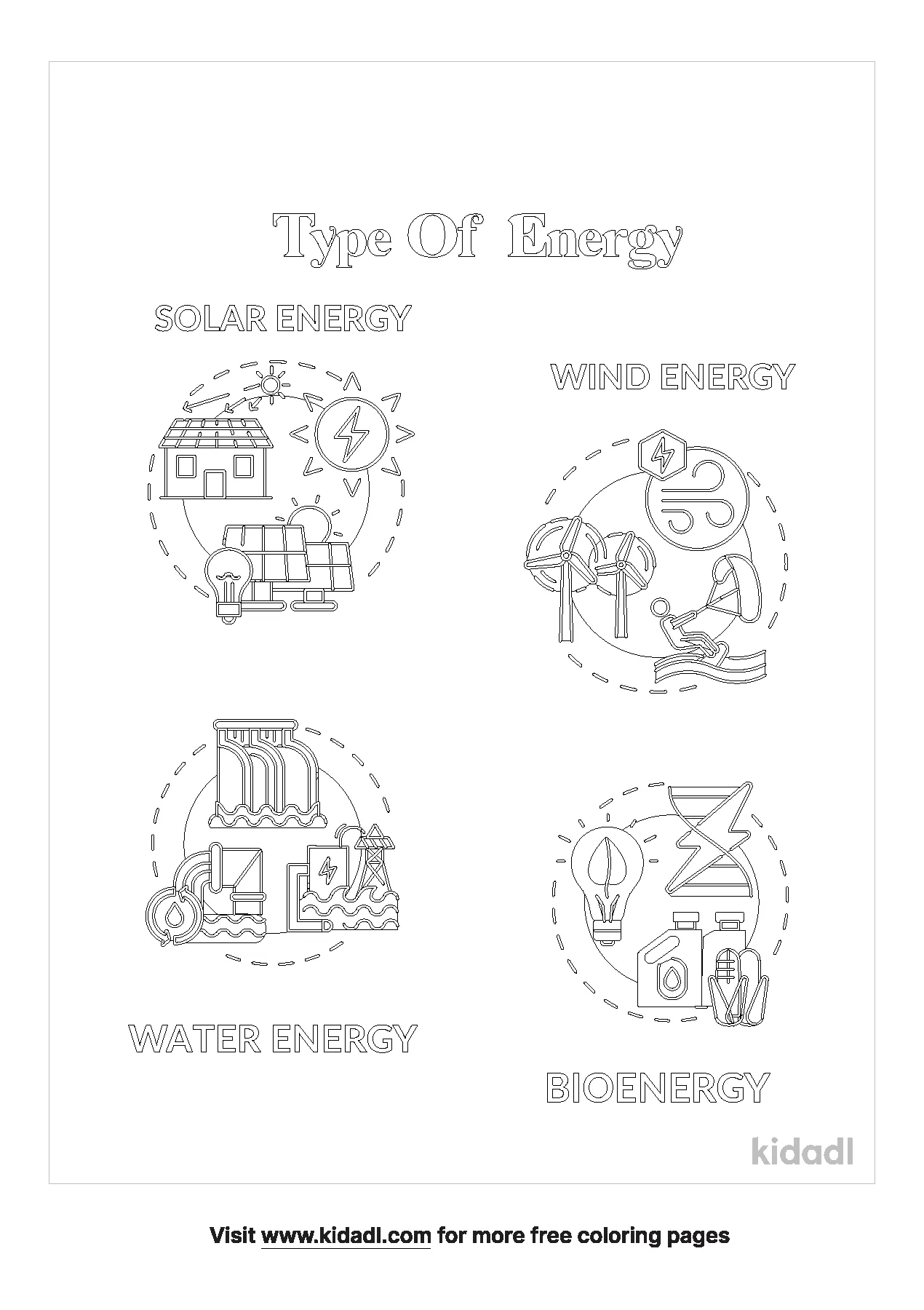 Free types of energy coloring page coloring page printables