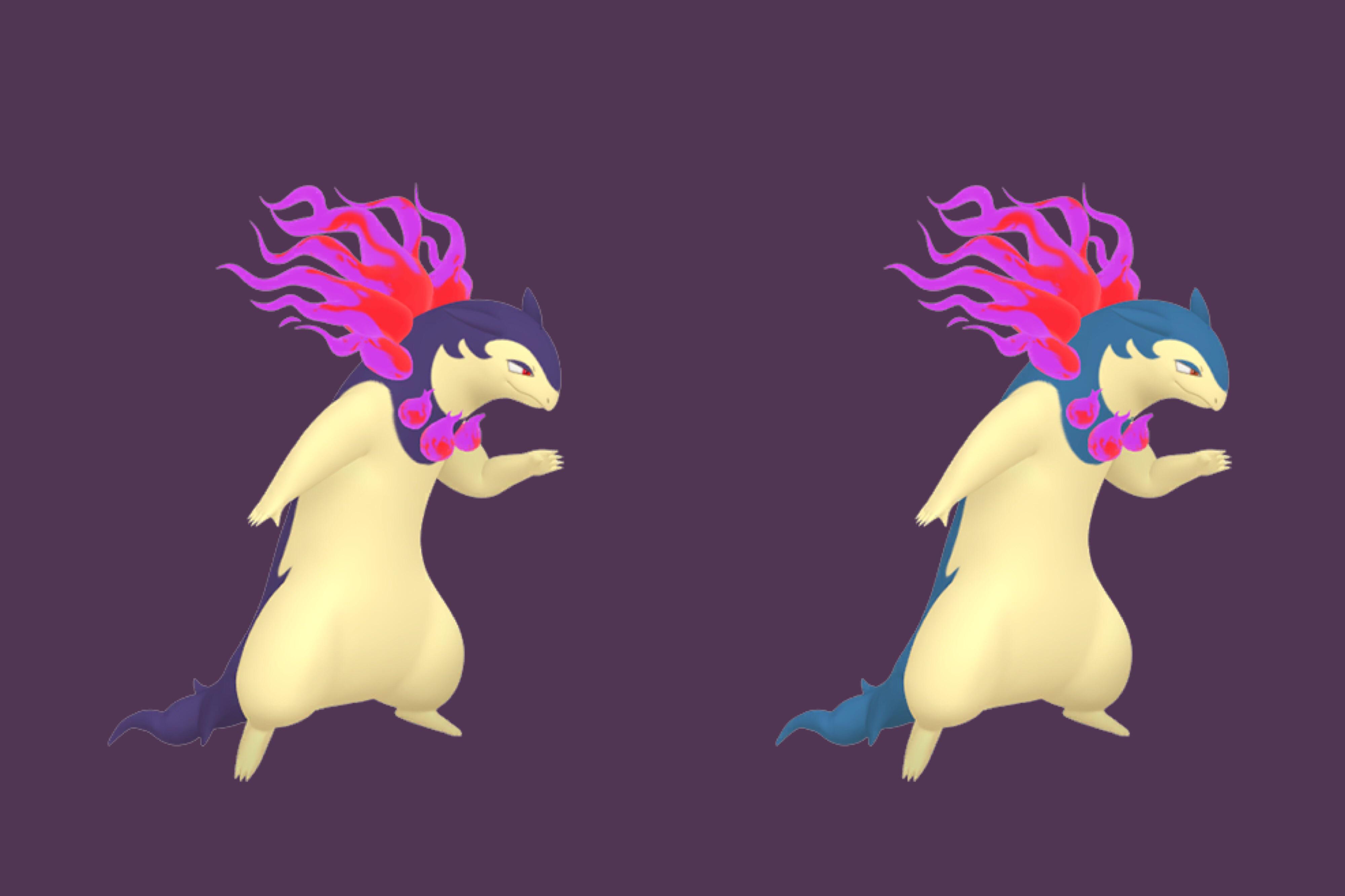 Hisuian typhlosion shiny parison rthesilphroad