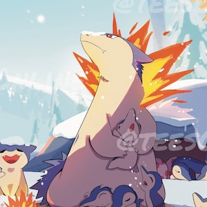 Typhlosion print