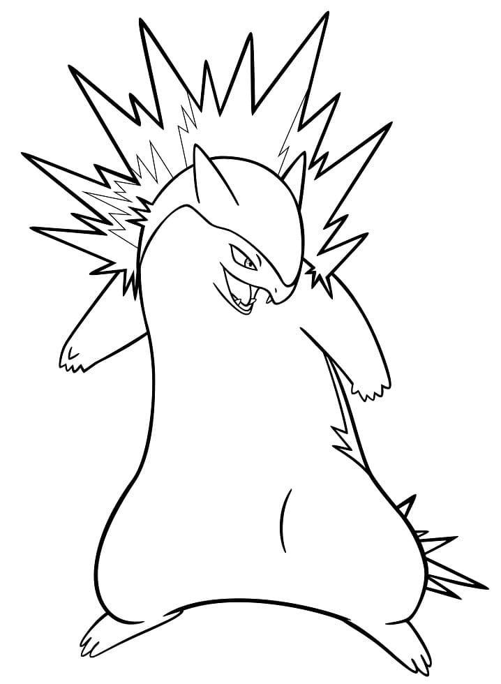 Typhlosion pokemon fãrbung seite