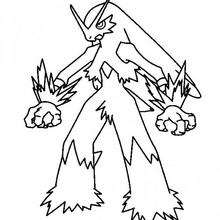 Typhlosion coloring pages