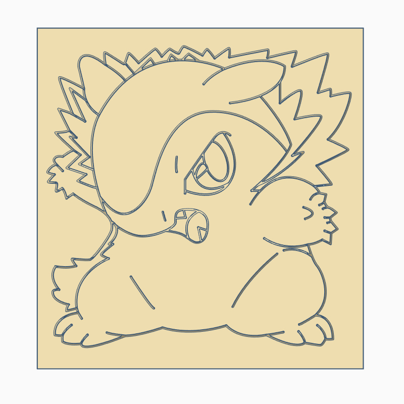 Stl file typhlosion cookie cutter pokemon anime chibi ðªãmodel to download and d printãcults