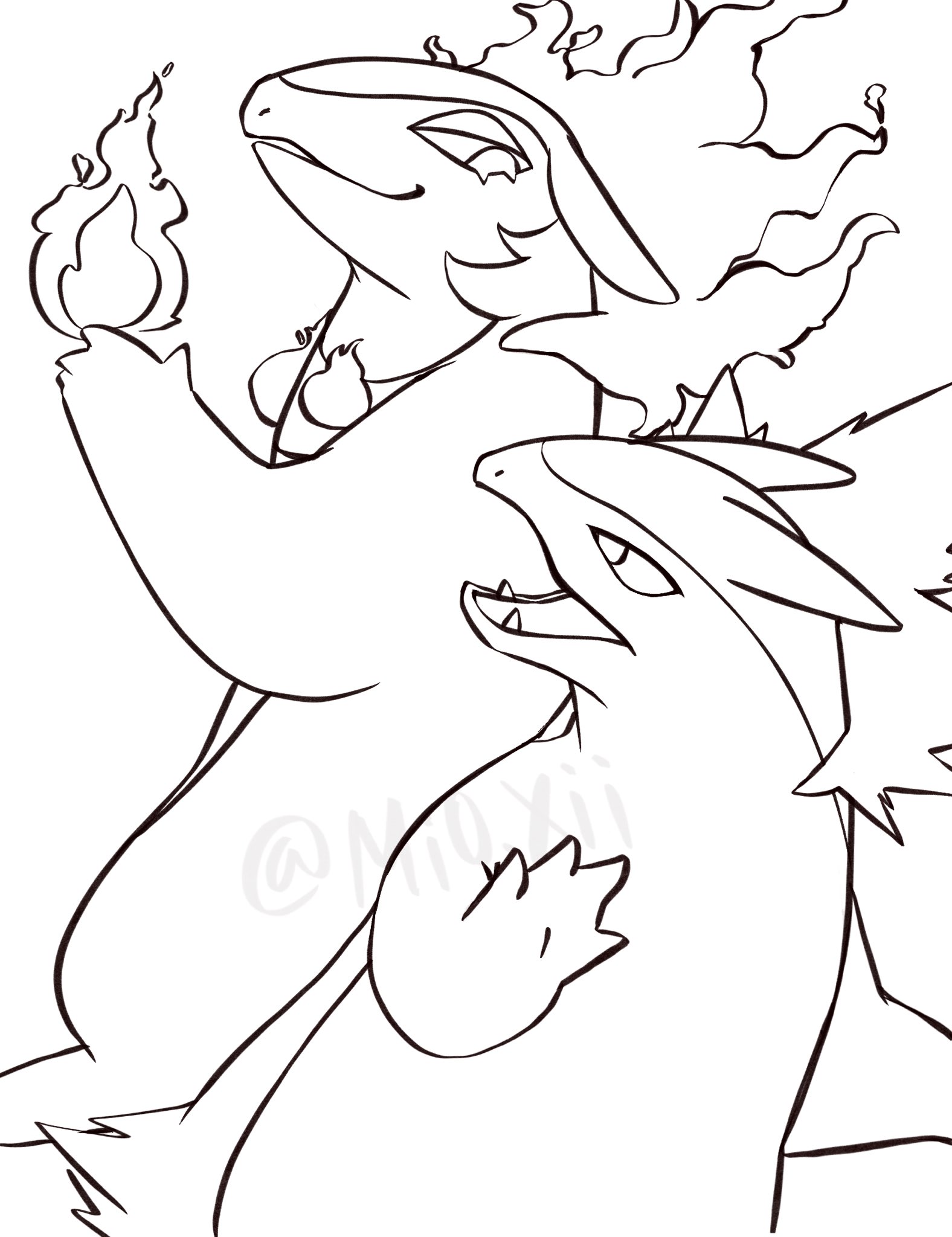 Mioããªâ ms open on x aight we out here art drawing doodle fanart pokemon pkmn typhlosion hisui hisuian pokemonfanart wip lineart nintendo httpstcooqmuknrv x