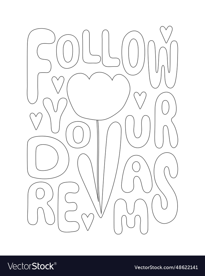 Coloring page outline drawing for book royalty free vector