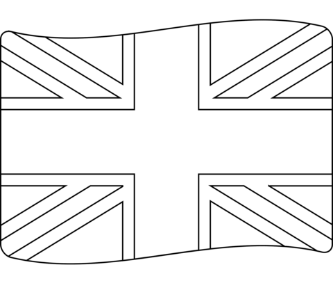 Great britain flag emoji coloring page free printable coloring pages