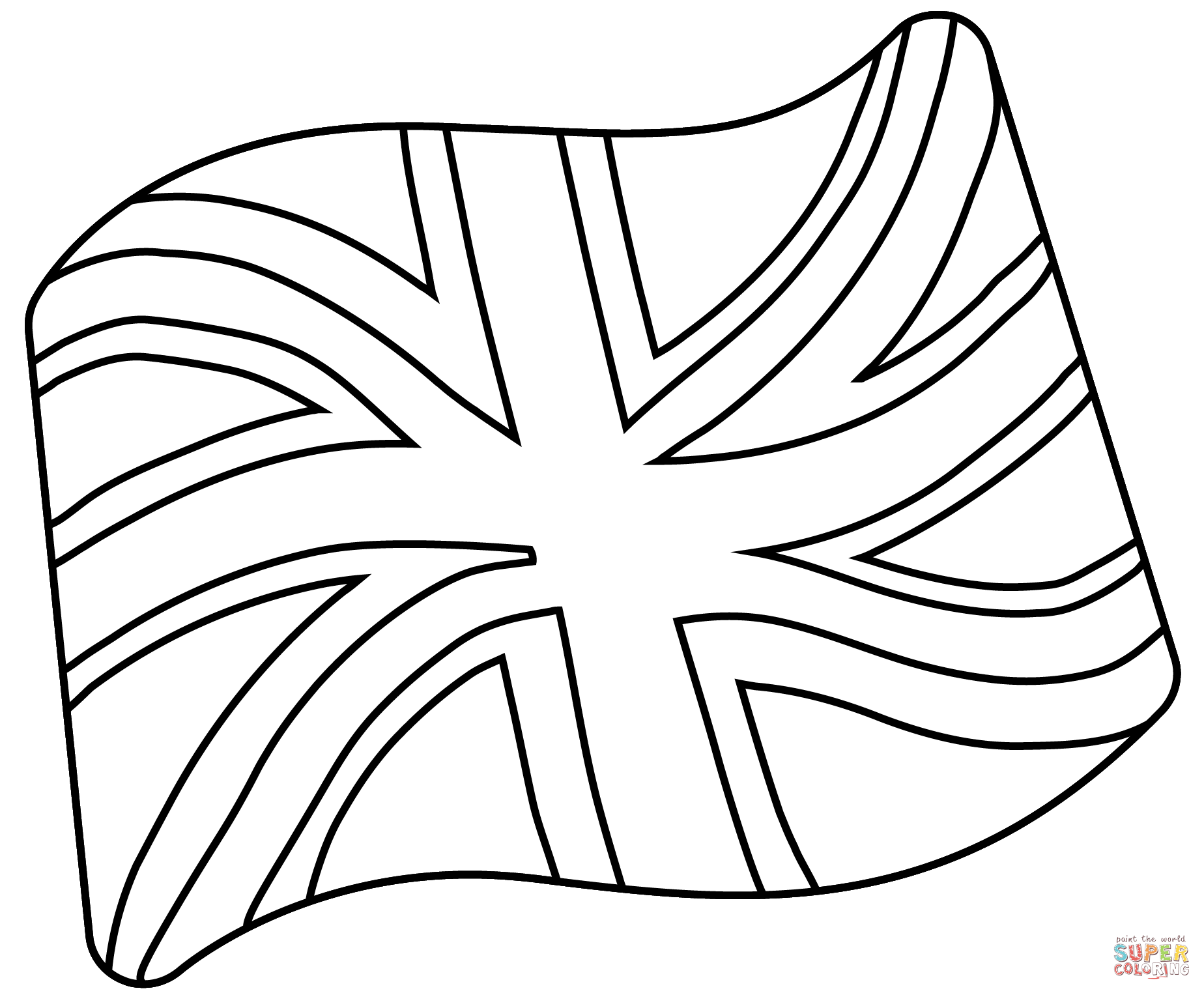 United kingdom flag emoji coloring page free printable coloring pages