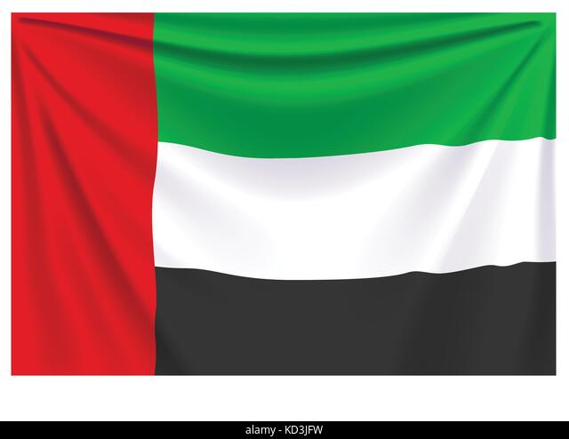 Back flag uae stock vector image art