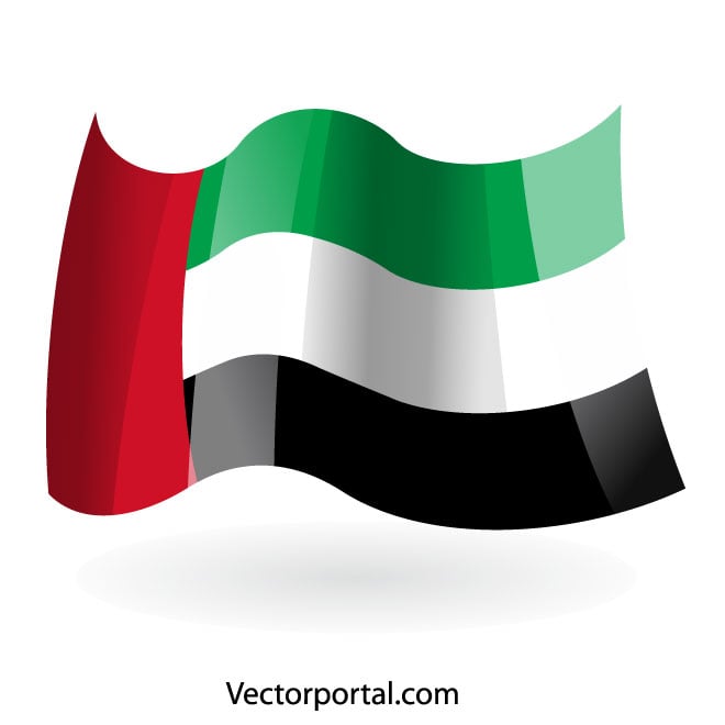 United arab emirates national flag royalty free stock svg vector and clip art