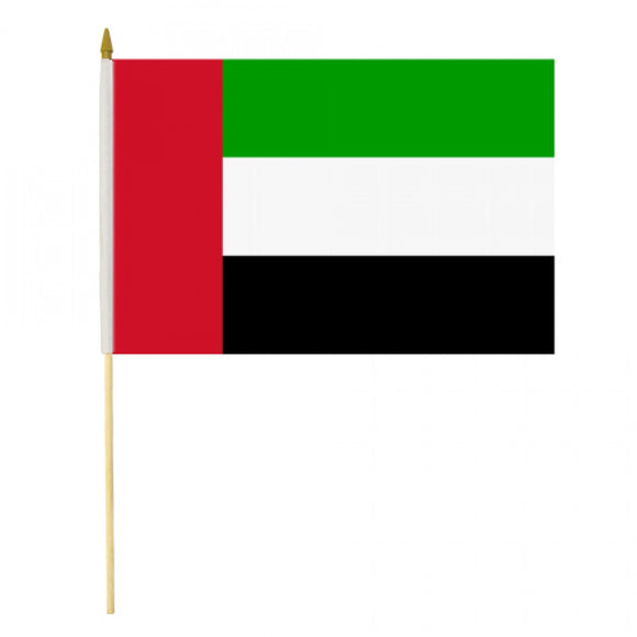 Uae national hand flag a set of