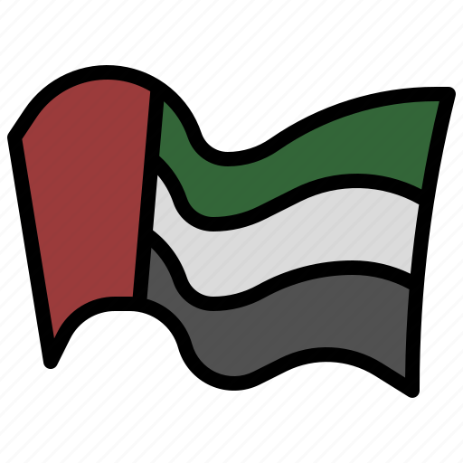 Flag arab united emirates islamic muslim icon