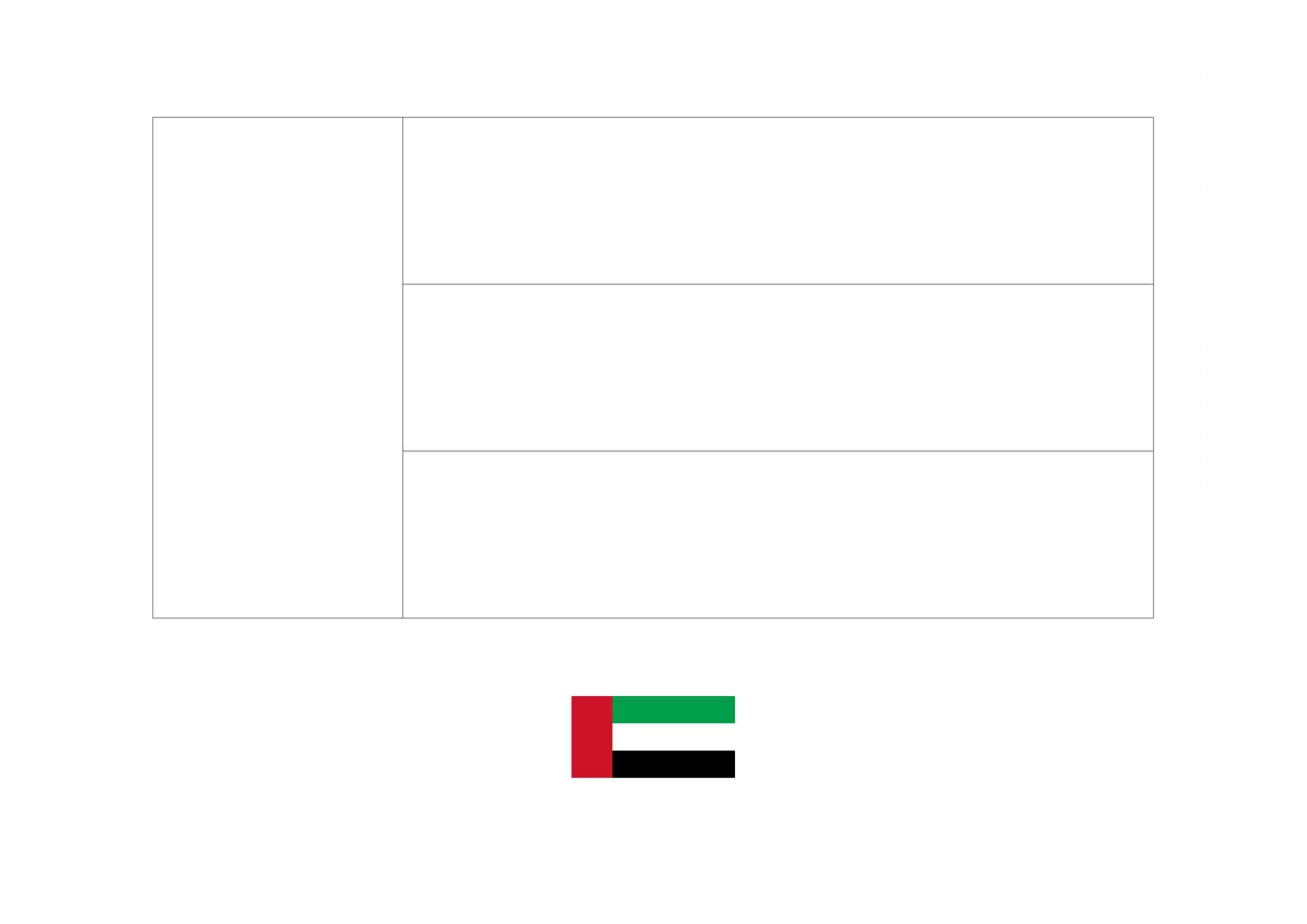 United arab emirates flag coloring page flag coloring pages emirates flag uae flag