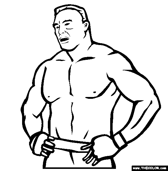 Faous a ixed artial arts fighter coloring pages