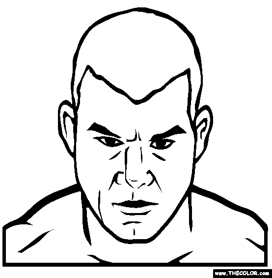 Faous a ixed artial arts fighter coloring pages