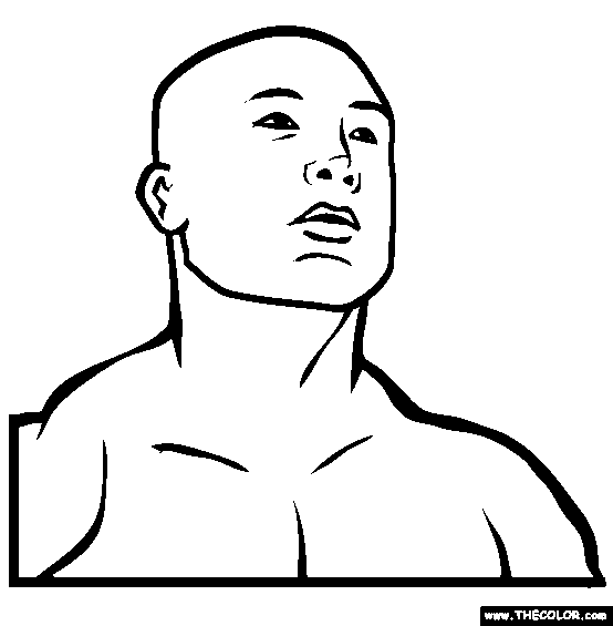 Faous a ixed artial arts fighter coloring pages