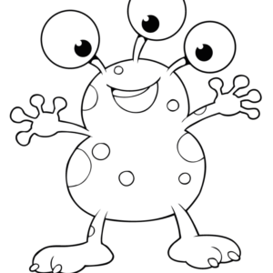 Alien coloring pages printable for free download