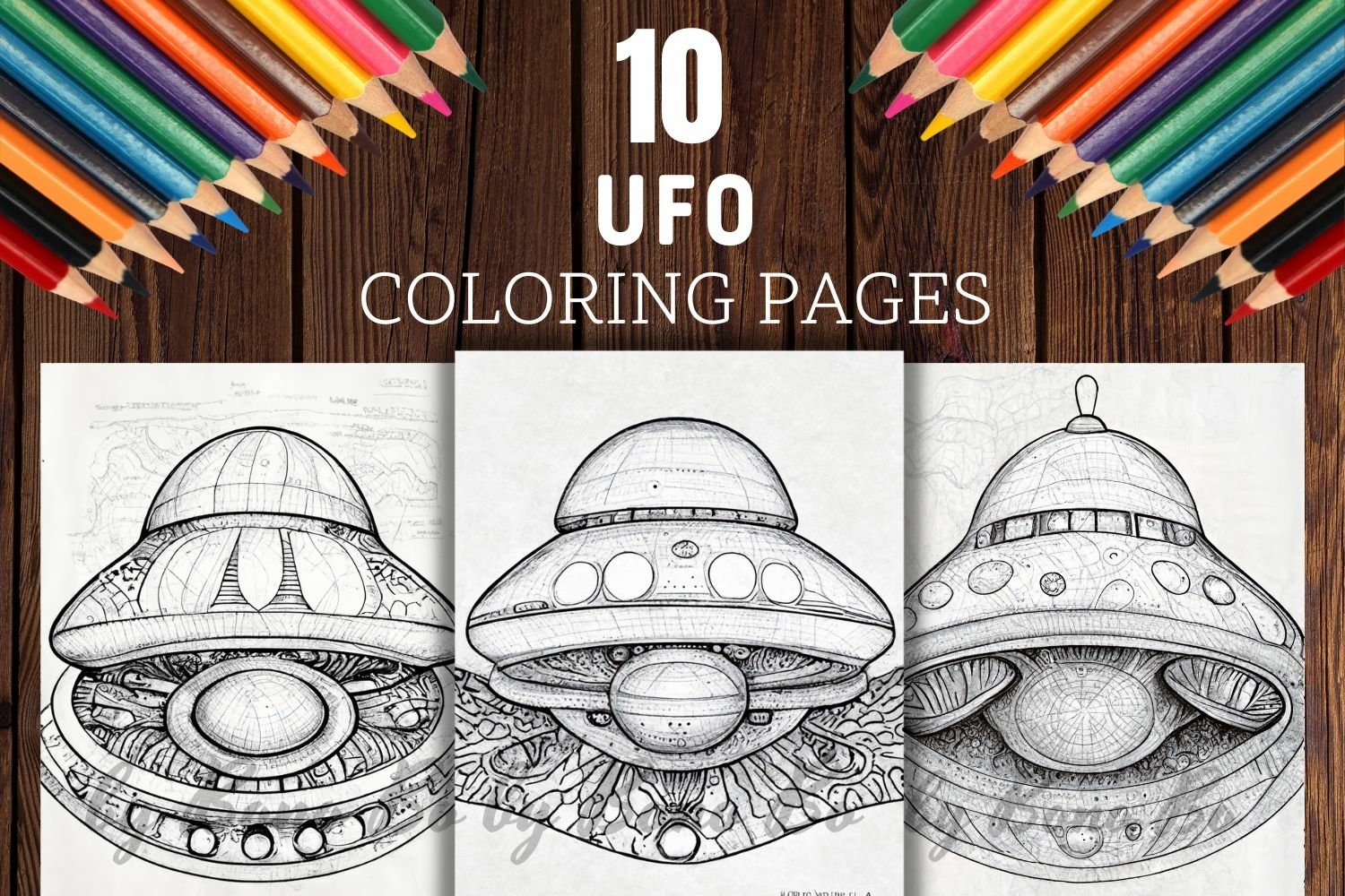 Ufo coloring pages