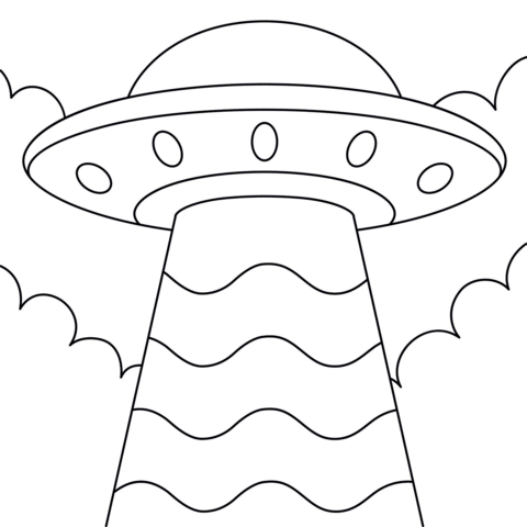 Ufo coloring page free printable coloring pages