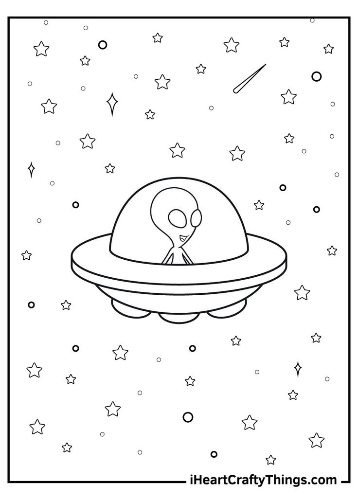 Alien coloring pages space coloring pages coloring pages color