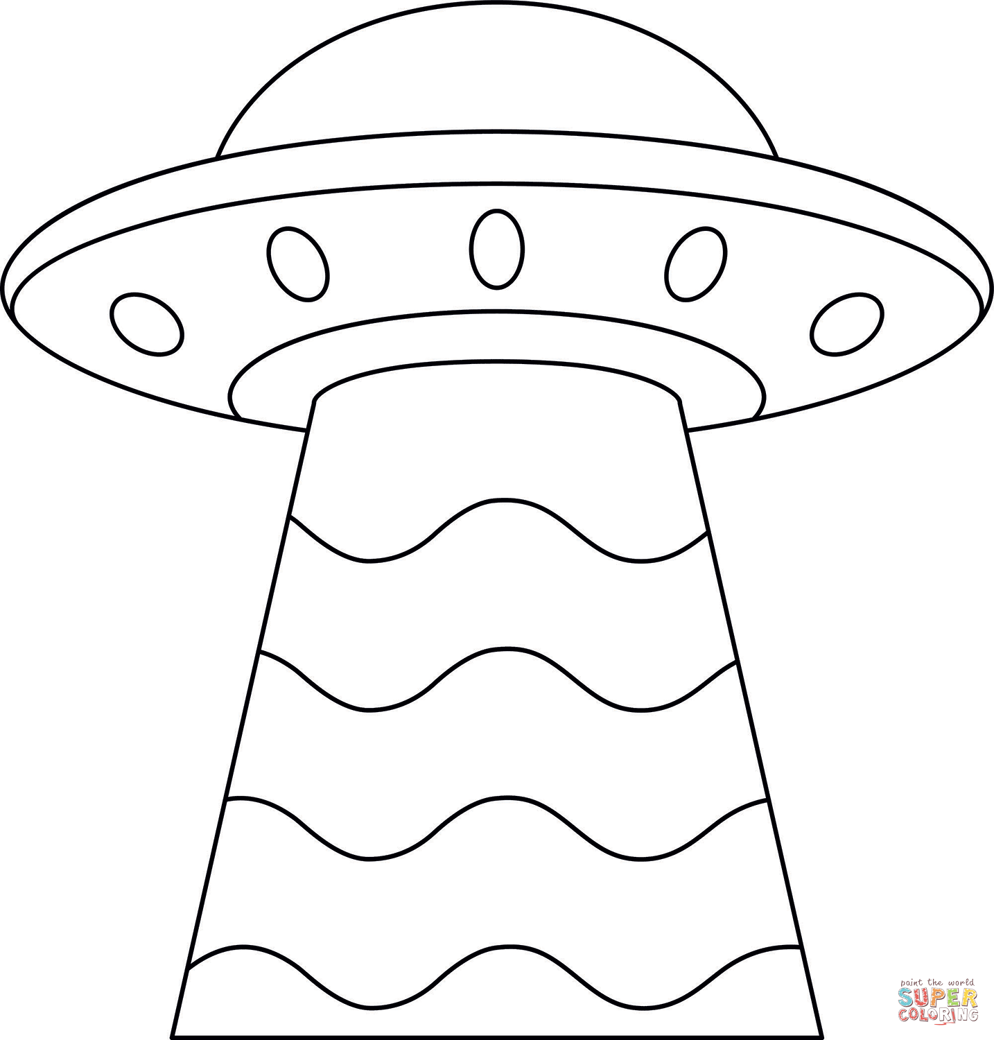 Ufo coloring page free printable coloring pages