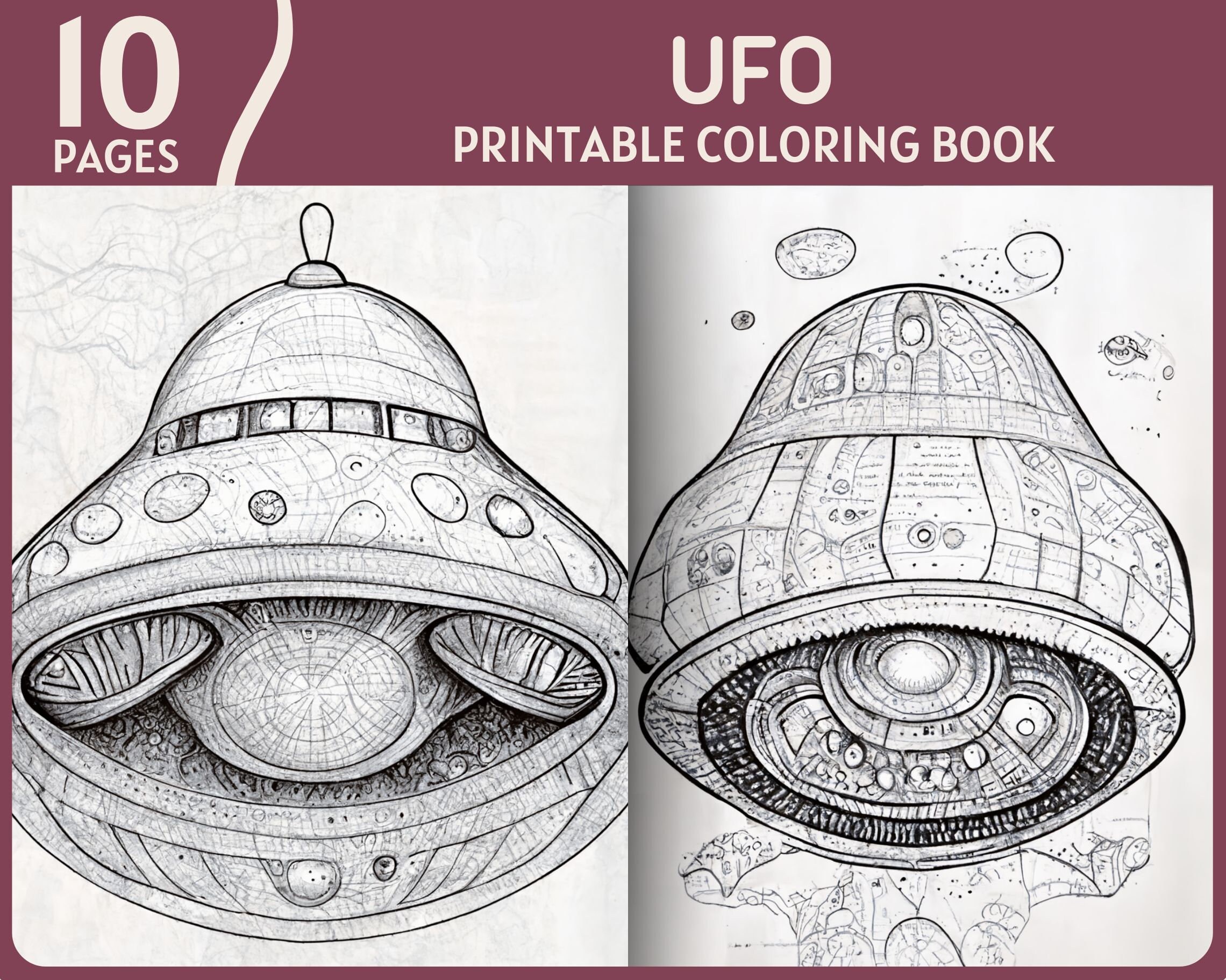 Ufo coloring