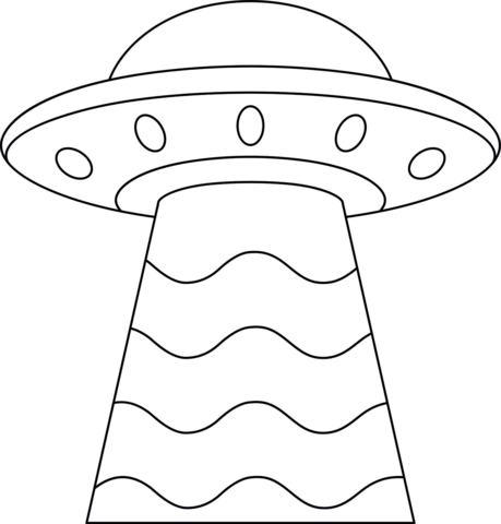 Ufo coloring page free printable coloring pages