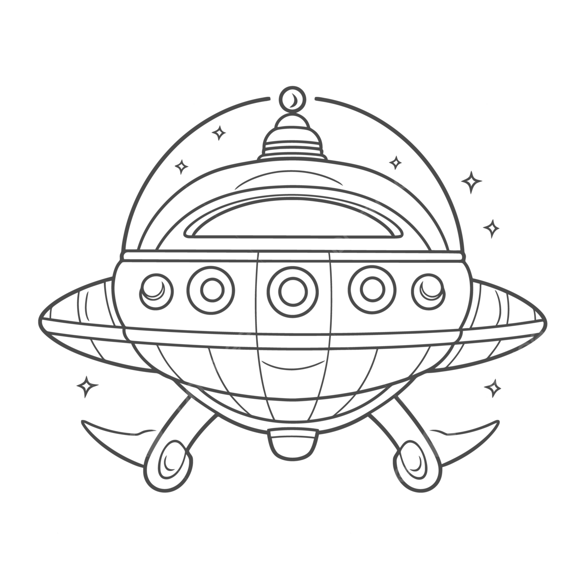 Alien ship drawing png transparent images free download vector files