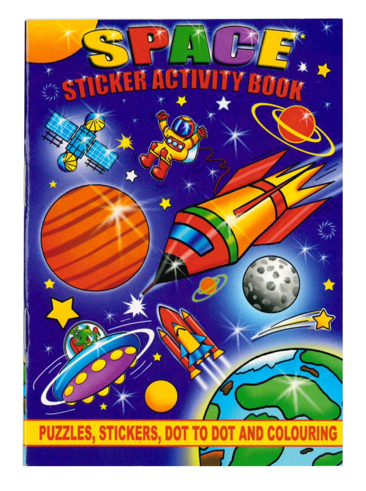 X alien ufo space a activity page lour sticker books kids party bag fav for sale online