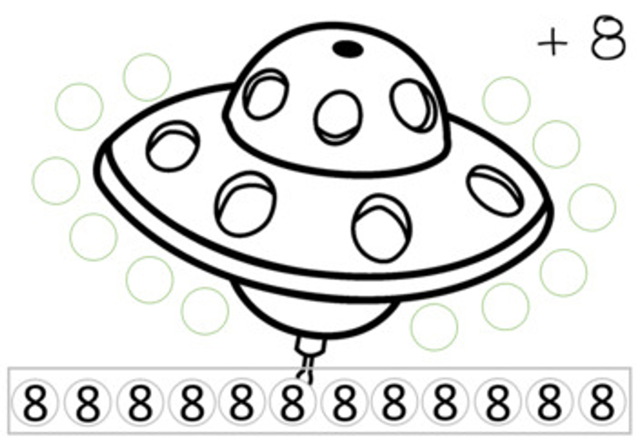 Ufo math facts multiplication repeated addition worksheets mats posters