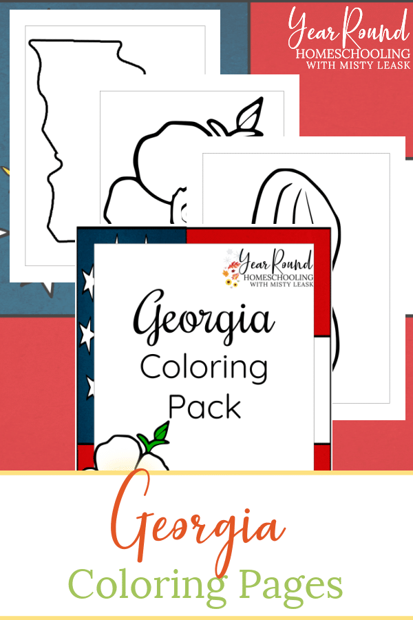 Georgia coloring pages