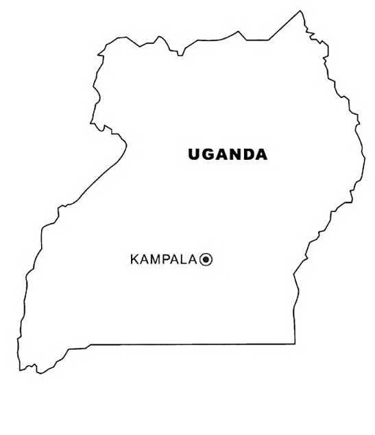 Uganda coloring pages