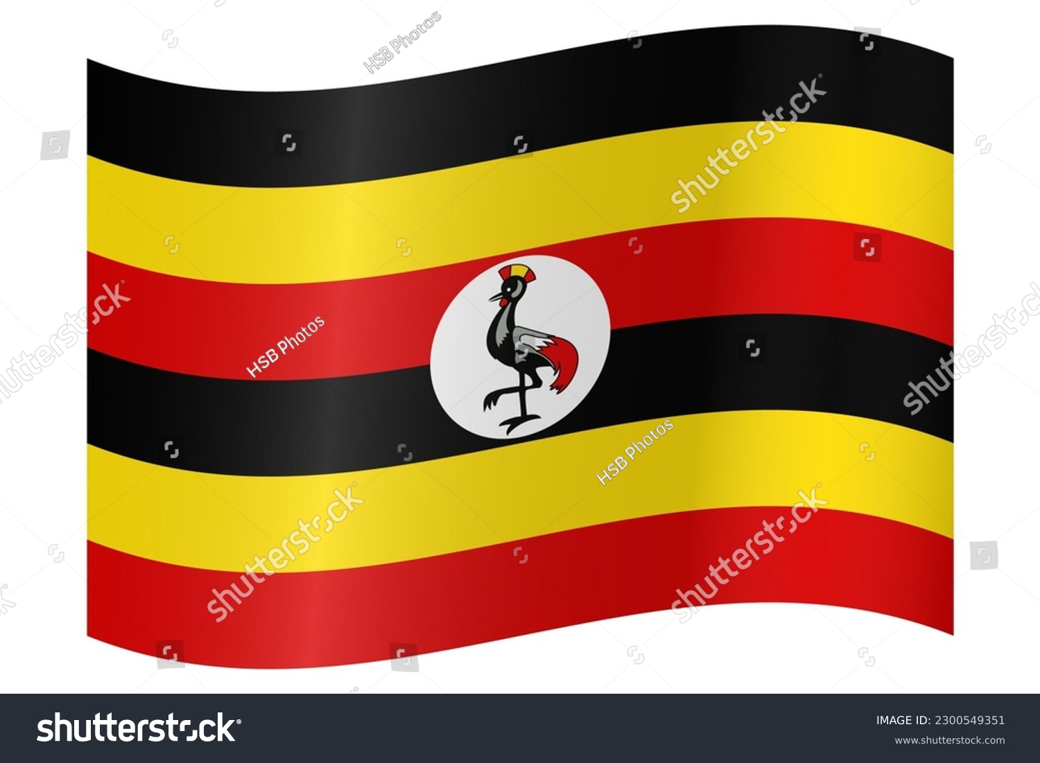 Uganda icons over royalty