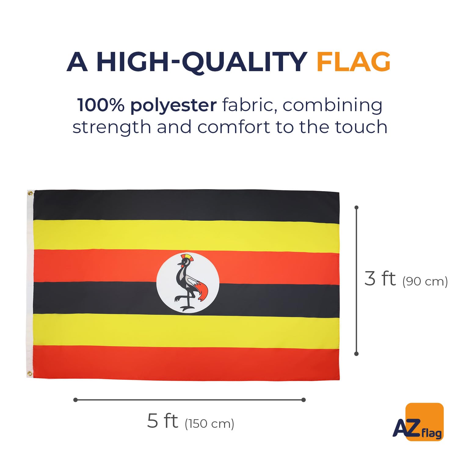 Az flag uganda flag x