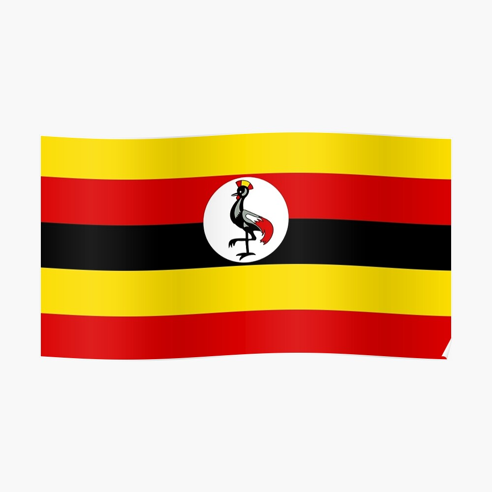 Uganda flag map uganda flag uganda ugandan flag