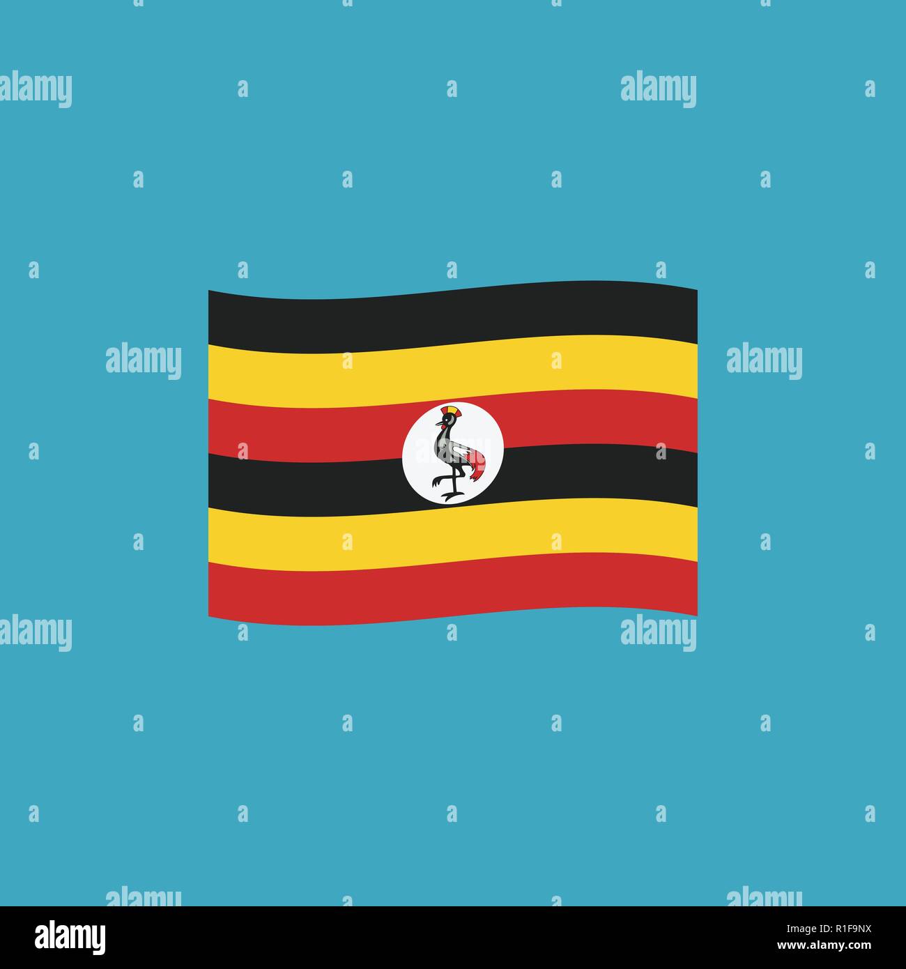 Ugandan independence day stock vector images