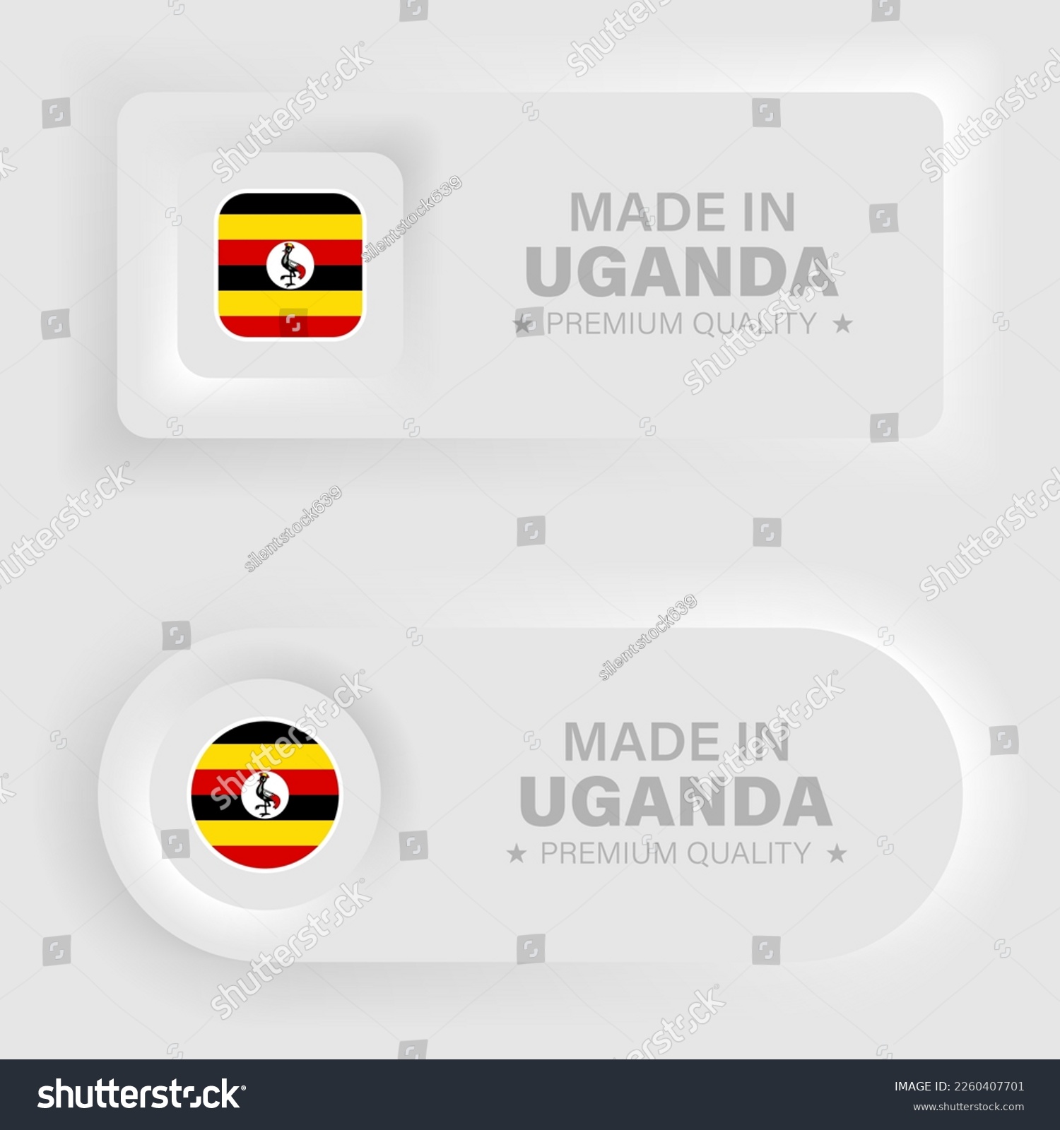 Uganda flag design vector images stock photos d objects vectors