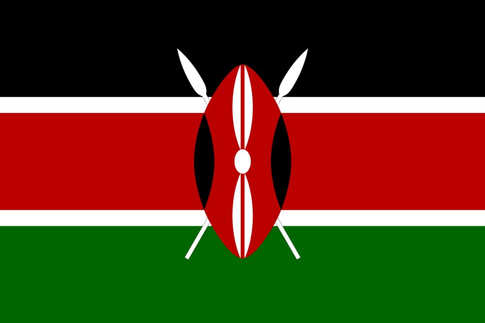 Flag of kenya image and meaning kenyan flag