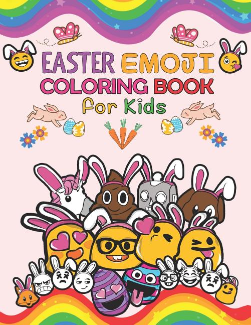 Easter activity books easter emoji coloring book anda