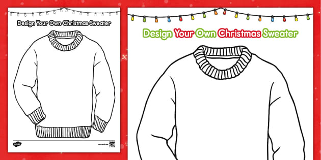 Design your own ugly christmas sweater