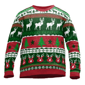 Christmas sweater custom knit design from pc
