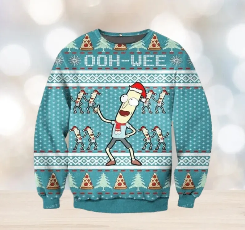 Mr popy butthle knitting pattern ugly sweater christmas party