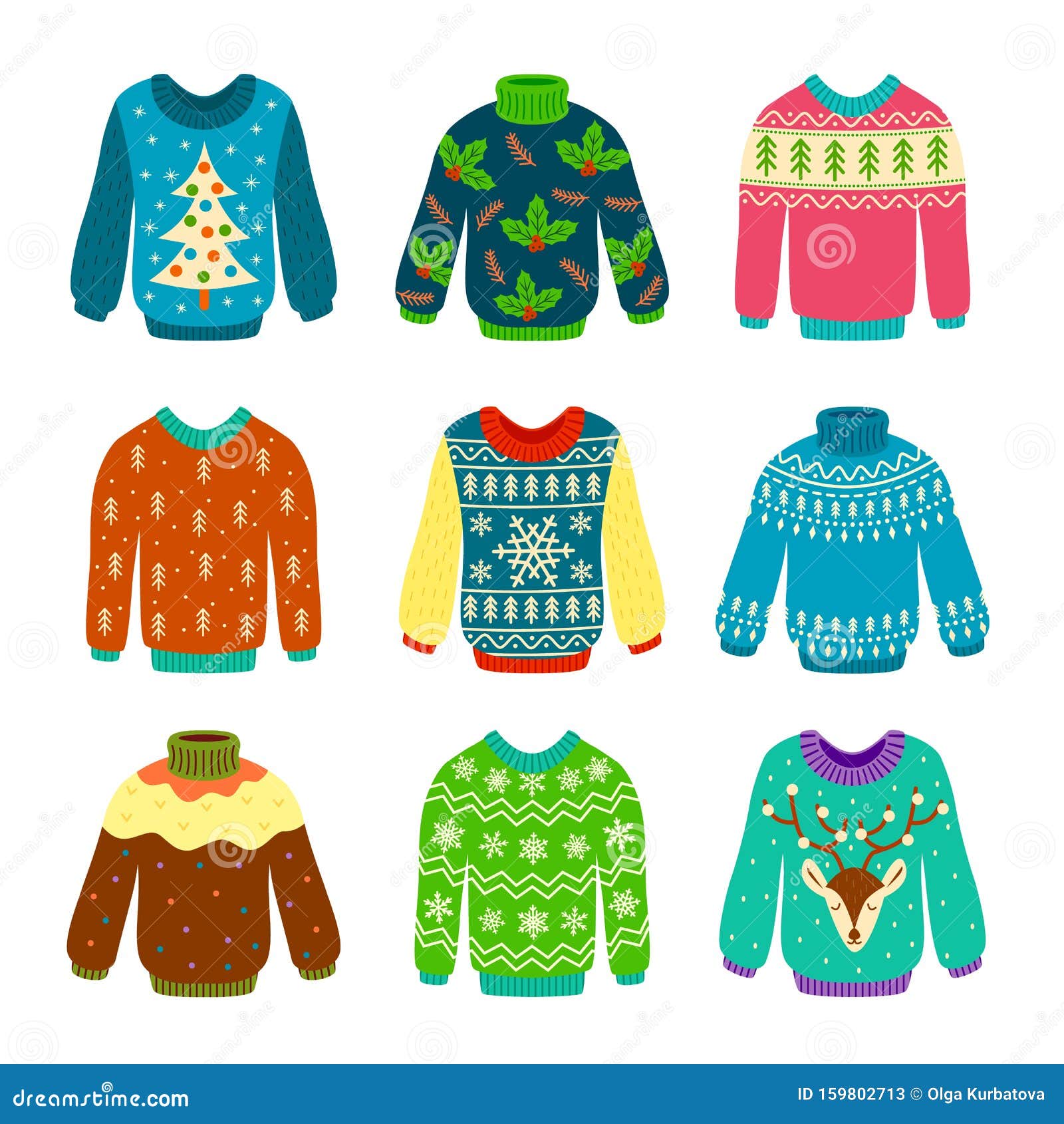 Ugly christmas sweater patterns stock illustrations â ugly christmas sweater patterns stock illustrations vectors clipart