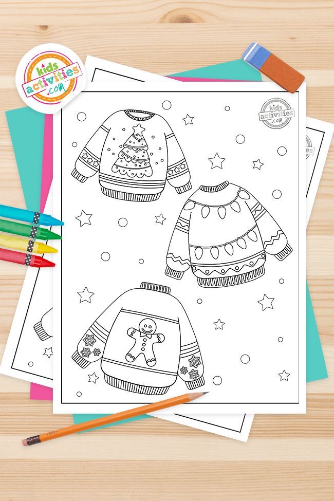 Festive ugly christmas sweater coloring pages christmas coloring pages best christmas sweaters christmas sweaters