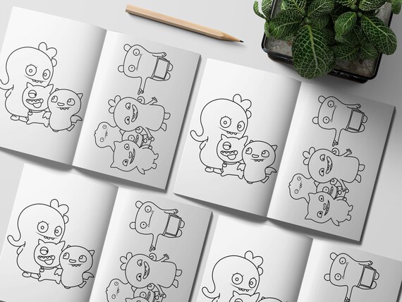 Uglydolls coloring book pages coloring pages printable