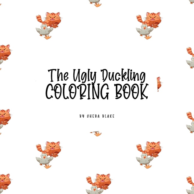 The ugly duckling coloring book for children x coloring book activity book paperback