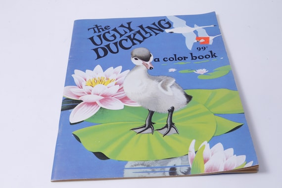 The ugly duckling a color book story activity vintage picture book child reading nursery library m