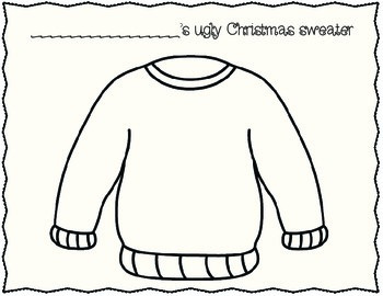 Ugly christmas sweater tpt