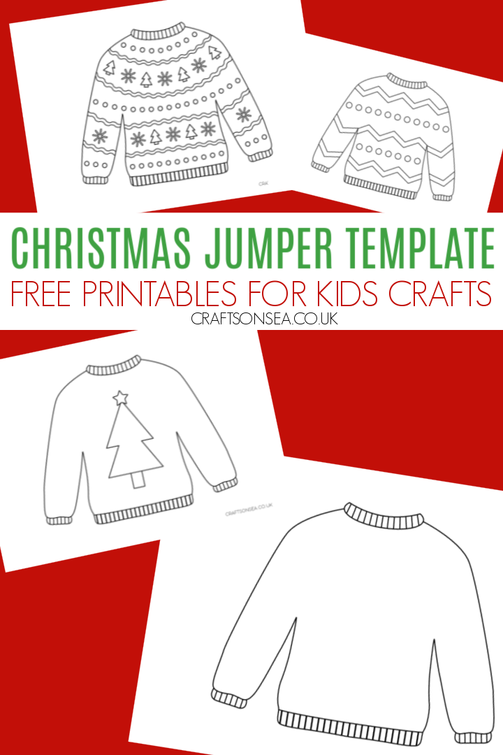 Christmas jumper template free printable pdf